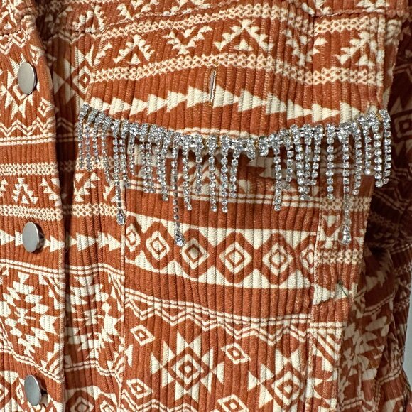 Savanna Jane Aztec Rhinestone Jacket - Picture 5 of 12